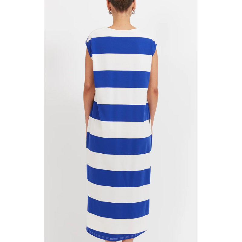 Dress Jardin Stripe Tshirt - Azul