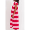 Dress Jardin Stripe Tshirt - Garnet