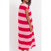 Dress Jardin Stripe Tshirt - Garnet