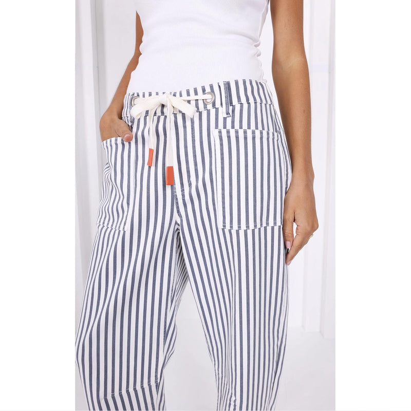 Jeans Carter Barrel - Blue Stripe