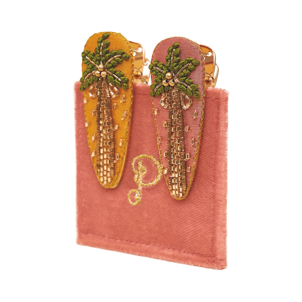 Hair Clips Pack 2 - Palm Trees