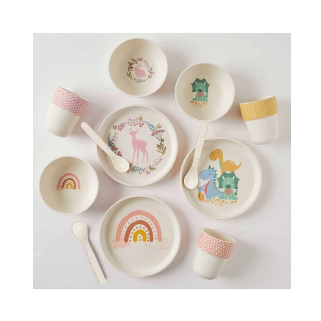 Kids Bamboo Dining Set Whimsical