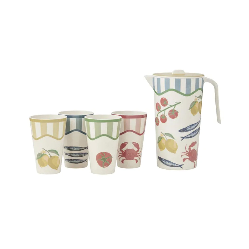 Jug Set Sicily 5pc Bamboo