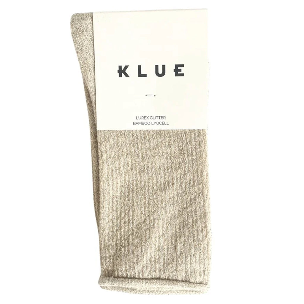 Socks Glitter Lurex - Beige