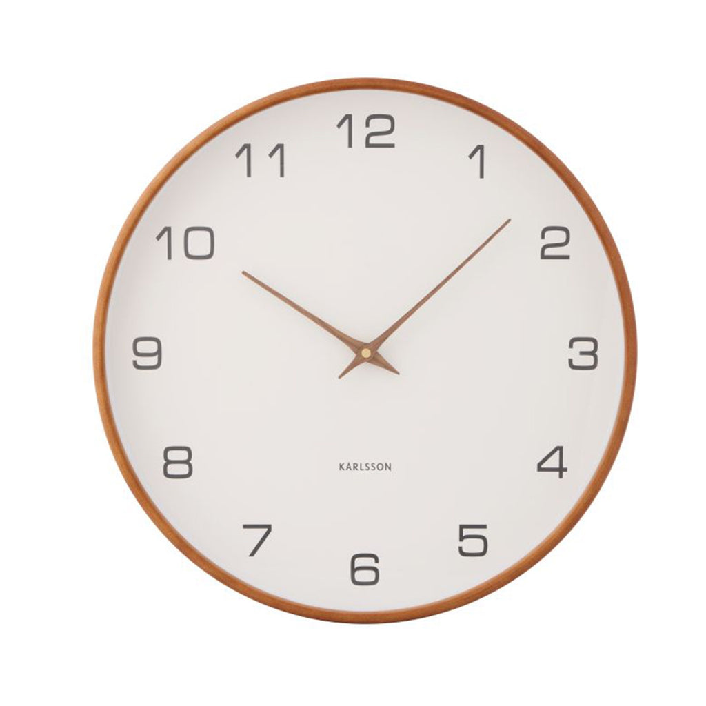 Wall Clock Acento 40cm - White
