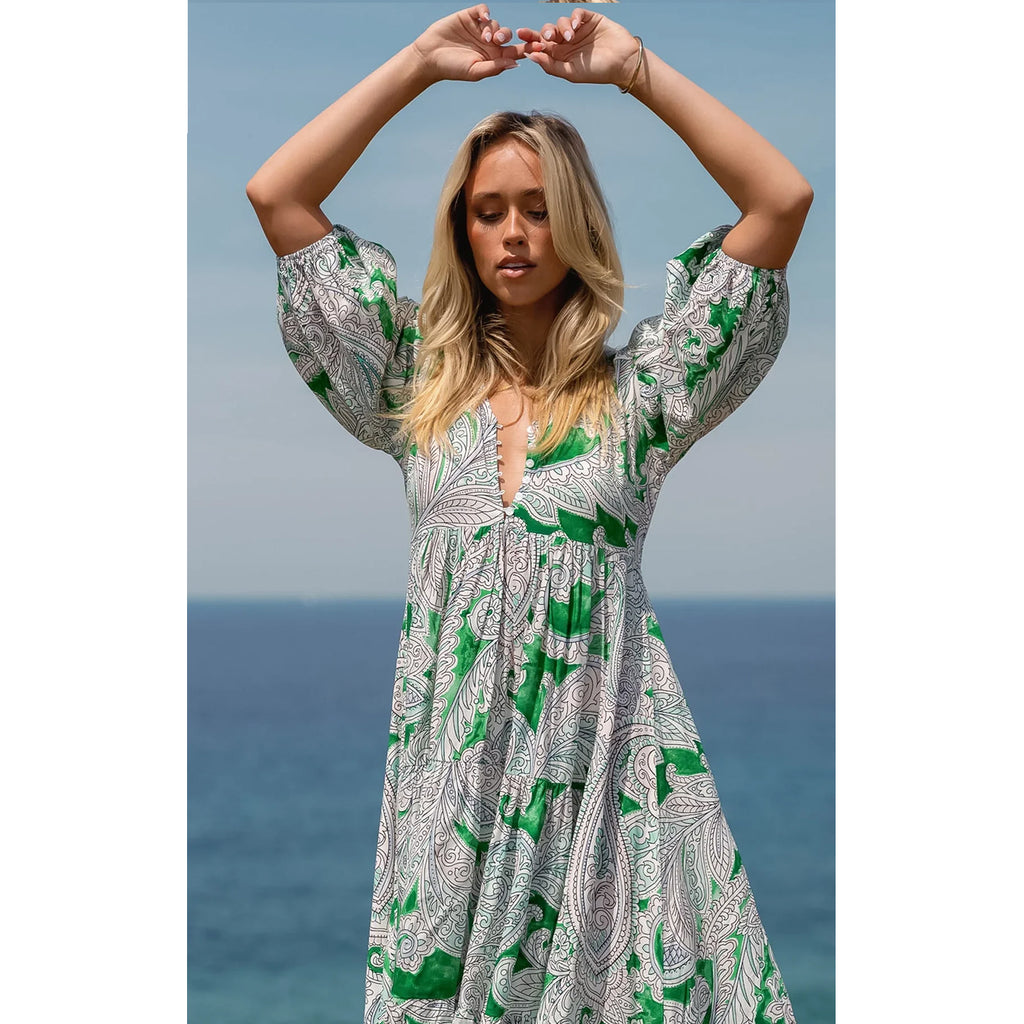 Dress Eve Midi - Kashira Print