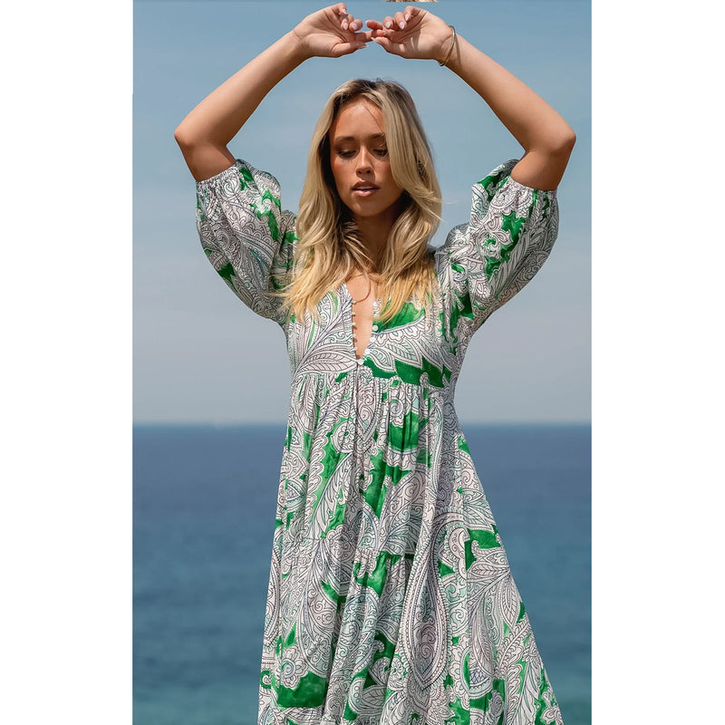 Dress Eve Midi - Kashira Print