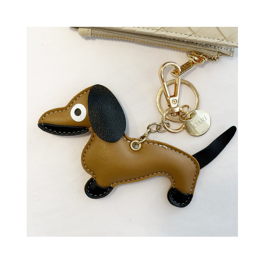 Keychain Dachshund Brown