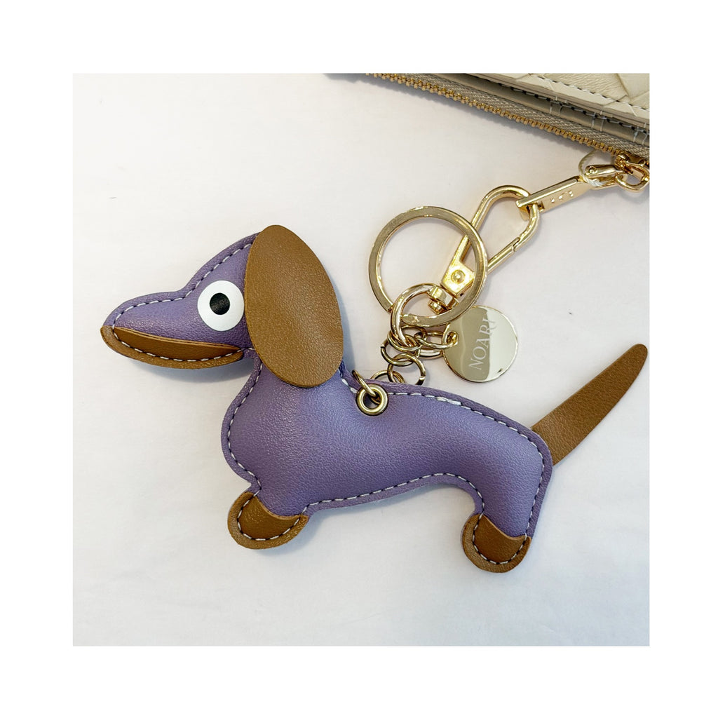 Keychain Dachshund Purple