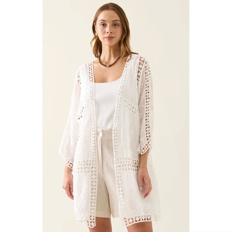 Kimono Oline Lace OS - Lotus
