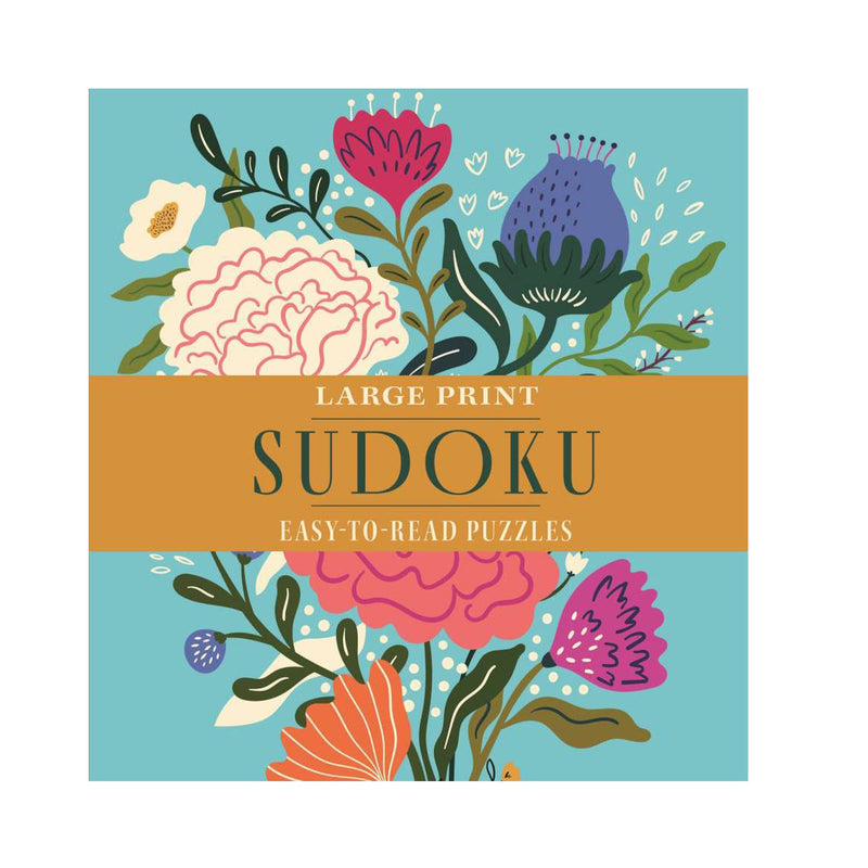 Sudoku Large Print - Floral