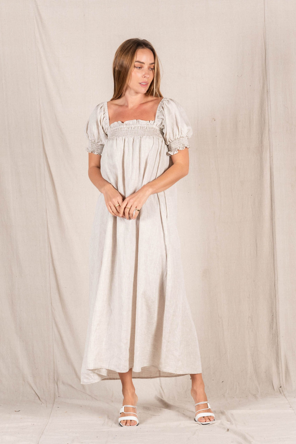 Dress Pia -  Natural