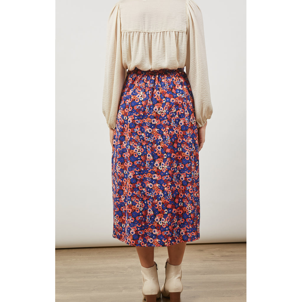 Skirt Romance Wrap - Azure Bloom