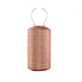 Lantern Solar Cylinder 18 - Paisley - Pink