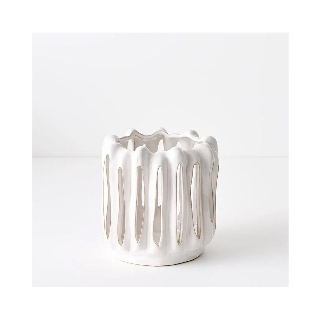 Lantern Claudia 17cm - White