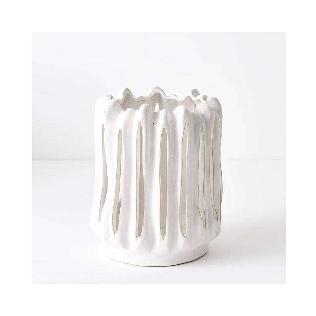 Lantern Claudia 22cm - White