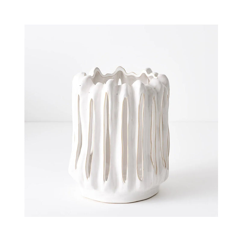 Lantern Claudia 22cm - White