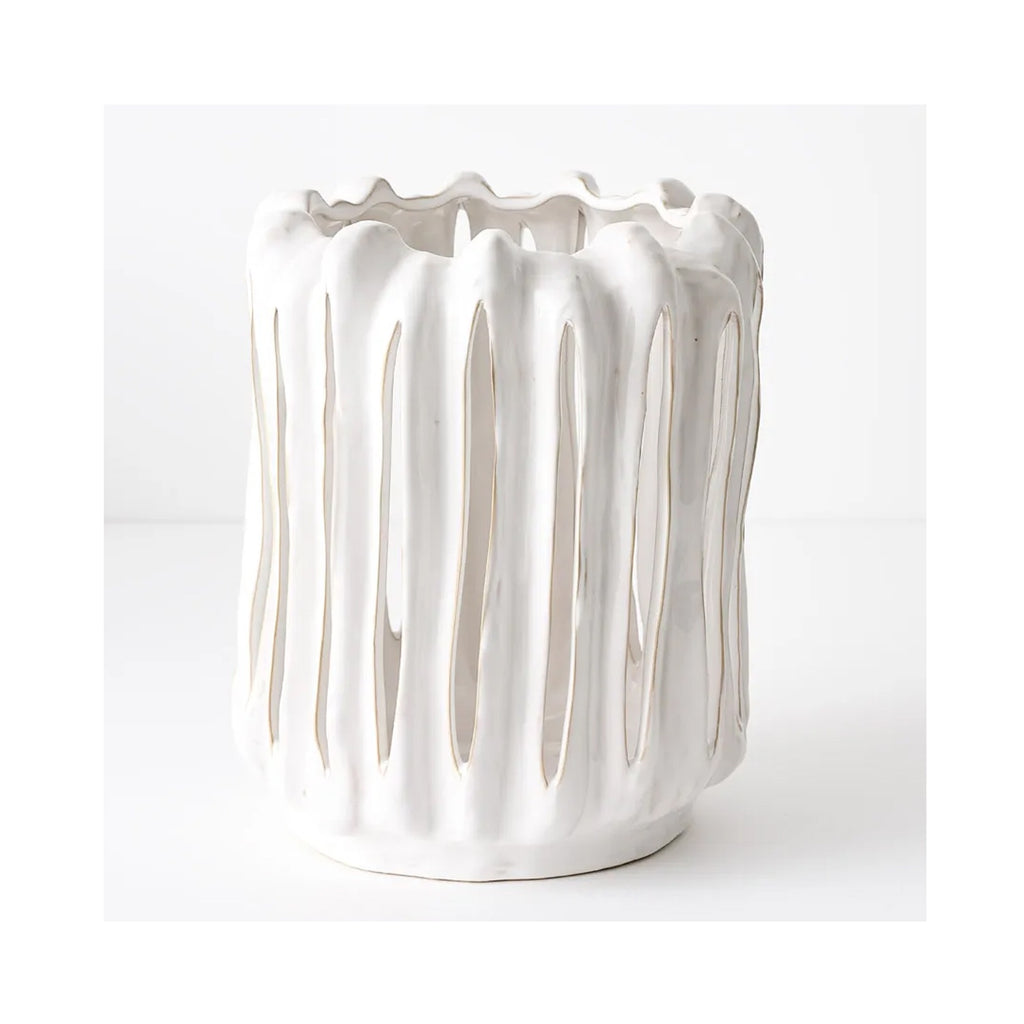 Lantern Claudia 27cm - White