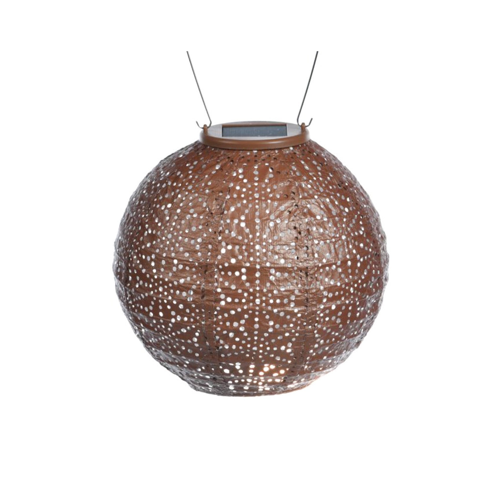 Lantern Solar Round 20 - Sashiko - Copper