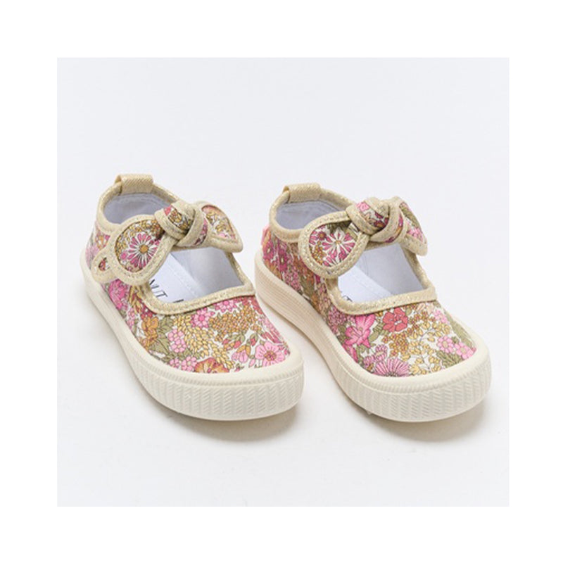 Children's Shoe Millie Canvas - Liberty - Margaret Pink