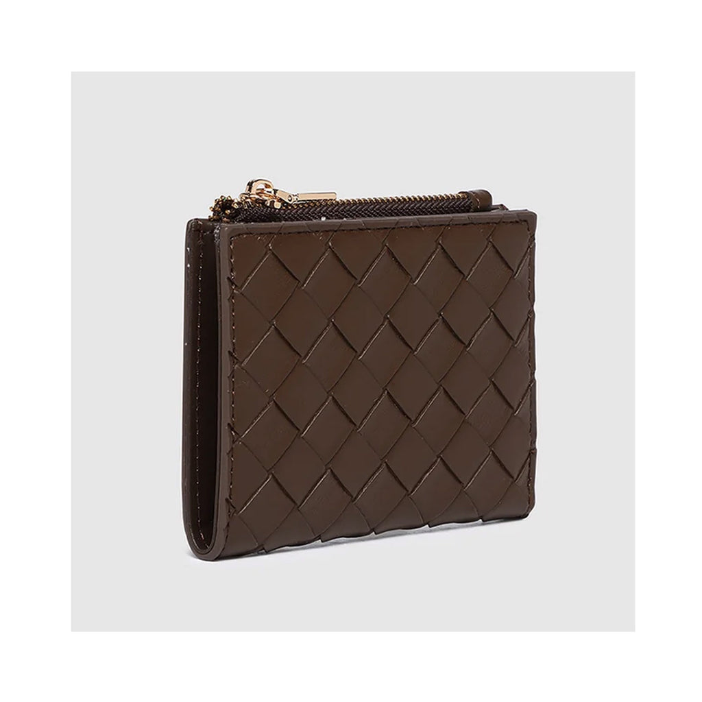 Wallet Lily - Woven Chocolate