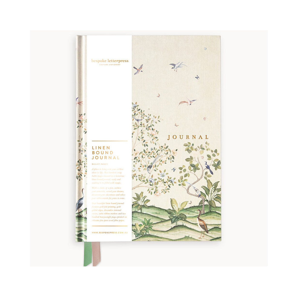 Journal Linen Bound - Spring Landscape