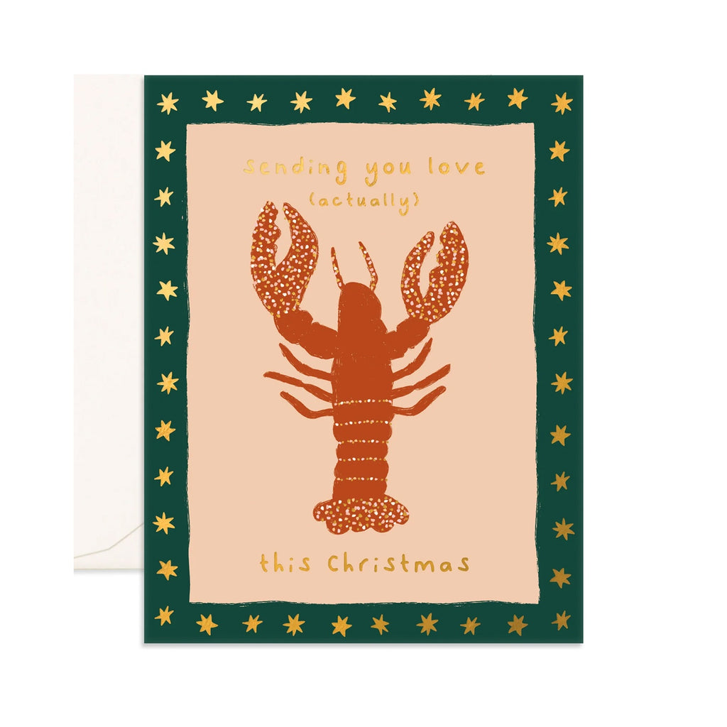 Card Love Actually Lobster