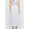 Skirt Marcella Maxi - Blue & Brown Stripe