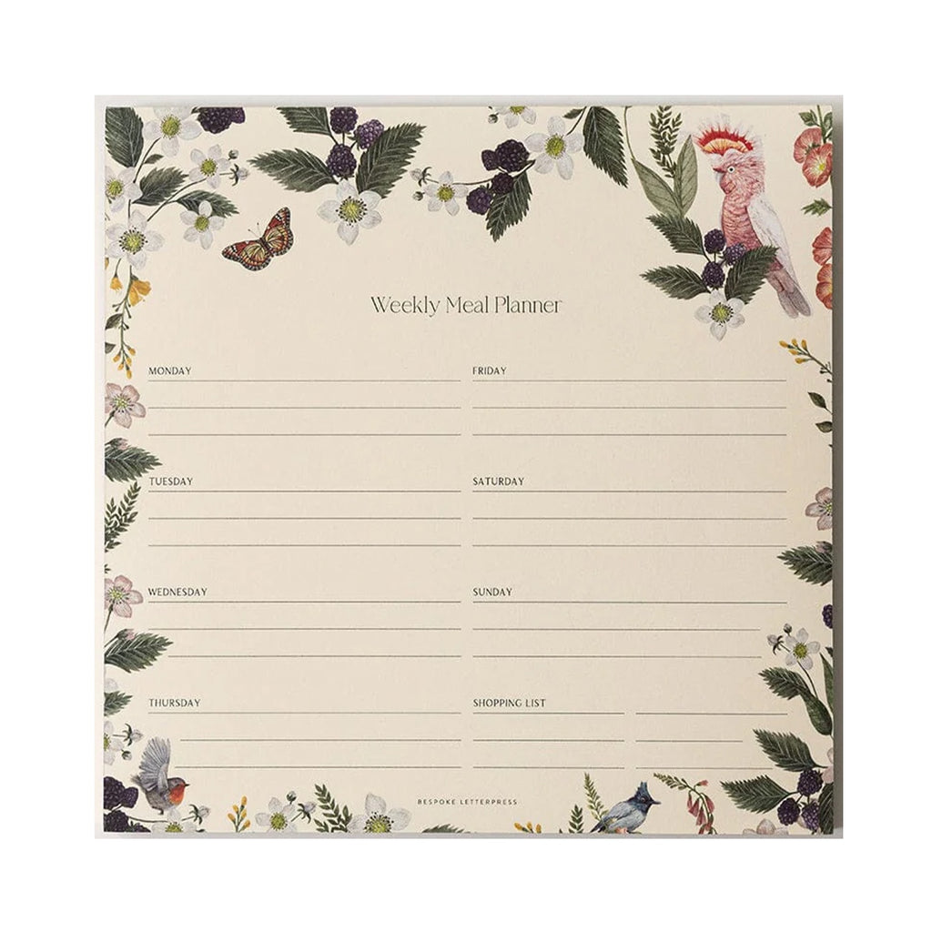 Notepad Meal Planner - Cockatoo