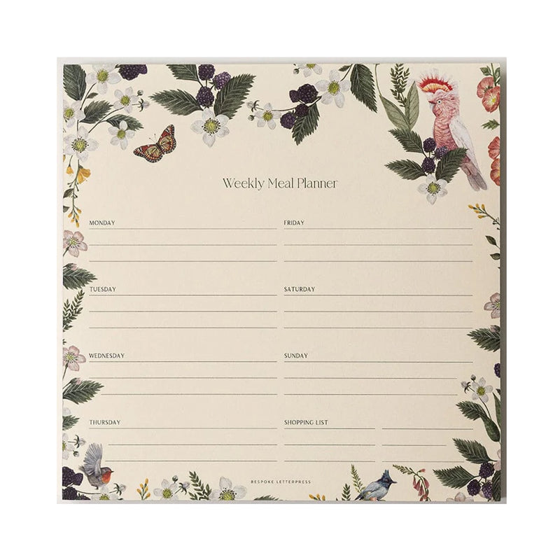 Notepad Meal Planner - Cockatoo