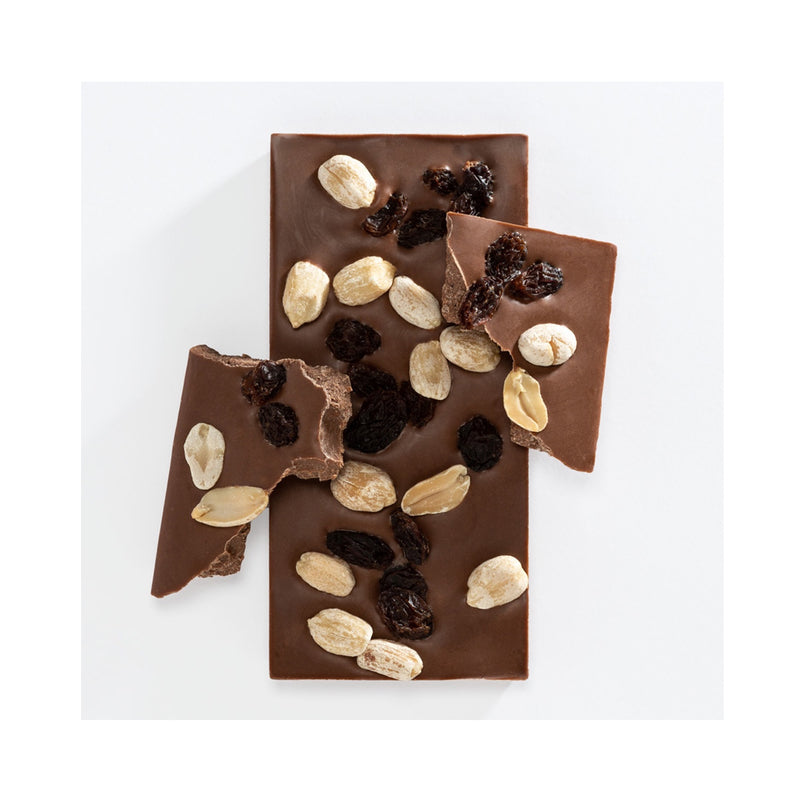 Milk Chocolate Bar 50g - Peanut & Rasin