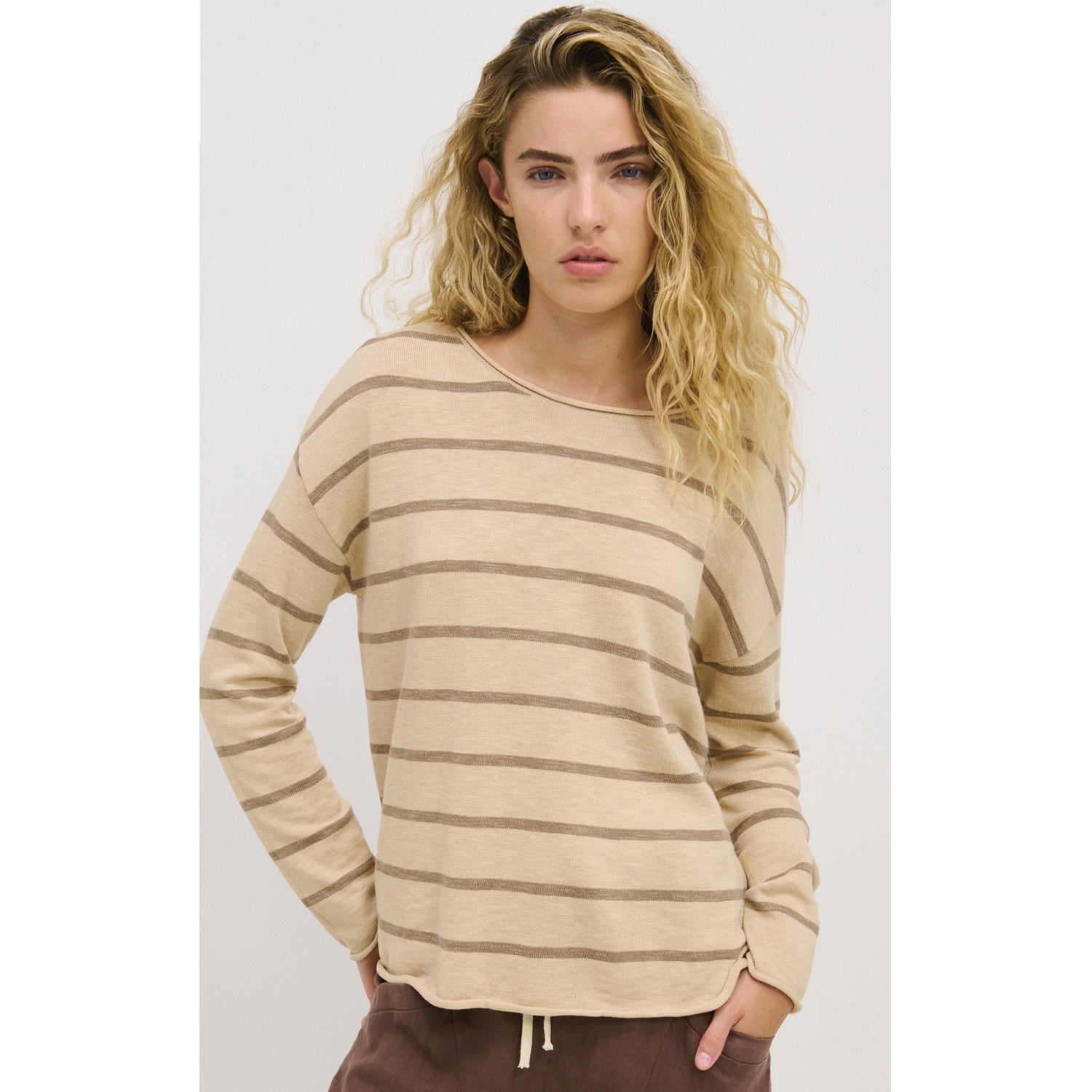 Top Minnie Knit - Blond & Mocha