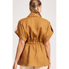 Top Miramar Tie Shirt OS - Caramel