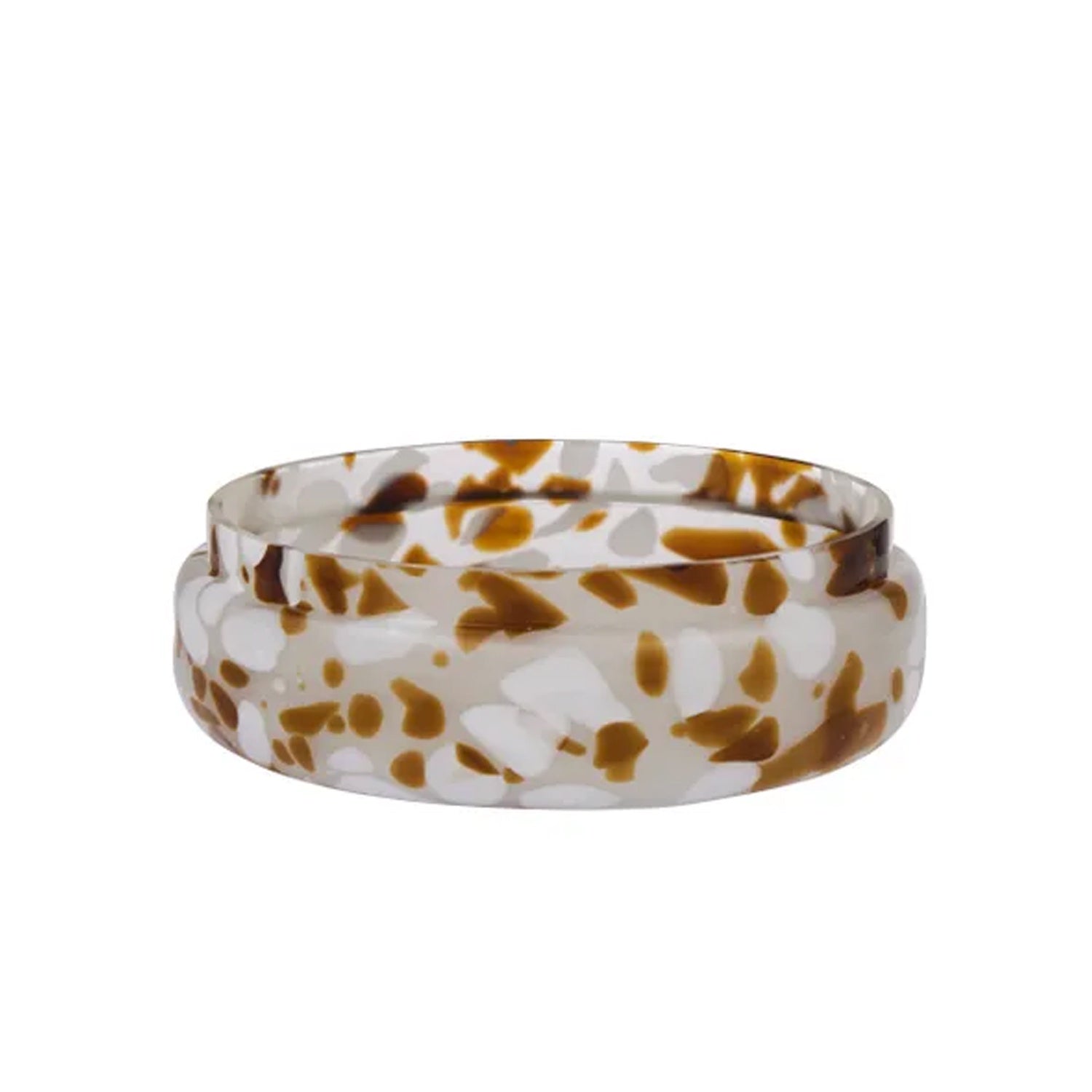 Bowl Moss - Brown/White