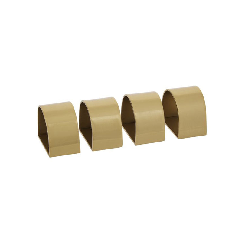 Napkin Rings Set 4 Sorrento - Gold