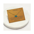 Necklace Golden Age Birthstone December - Turquoise