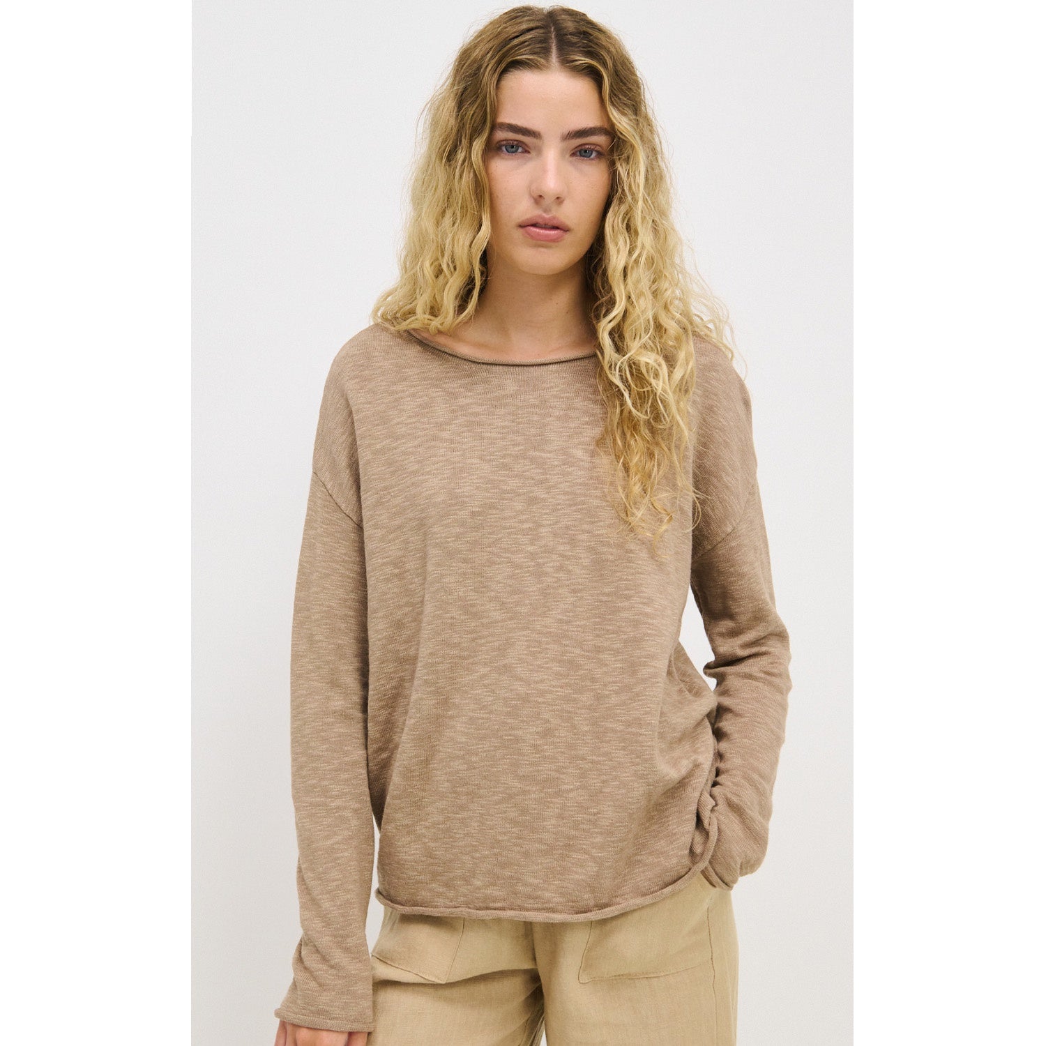 Top Nellie Knit - Taupe