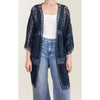 Kimono Oline Lace OS  - Navy