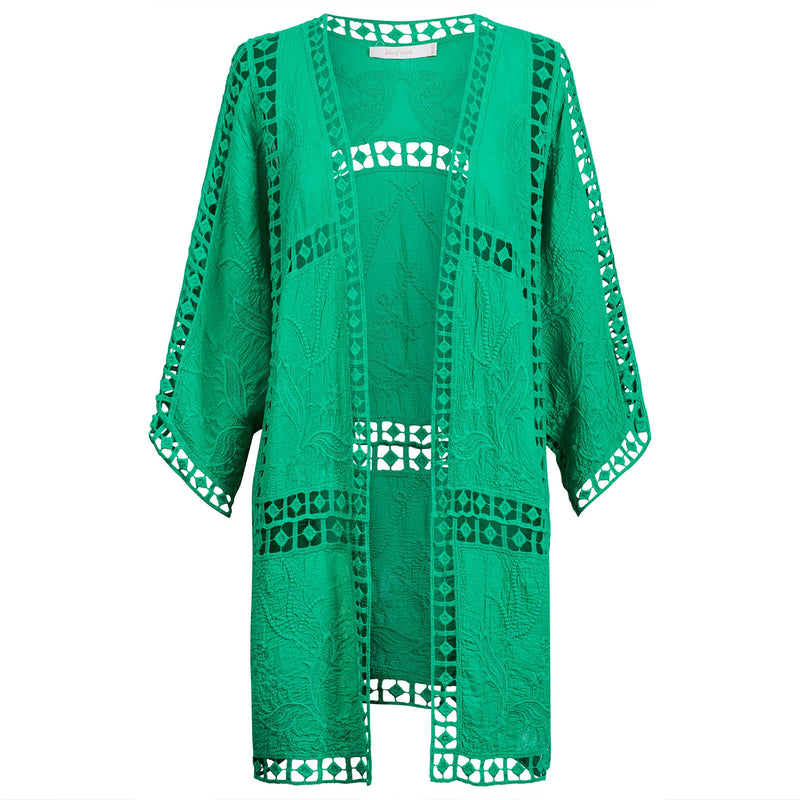 Kimono Oline Lace OS  - Green