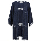 Kimono Oline Lace OS  - Navy