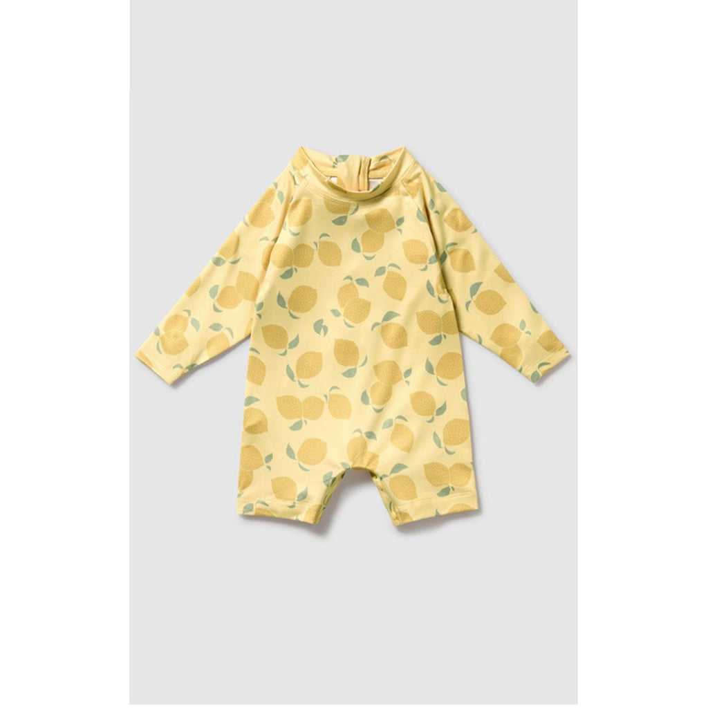 Baby Boyleg Swimsuit - Lemon Drop