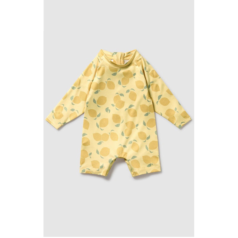 Baby Boyleg Swimsuit - Lemon Drop