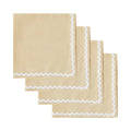 Napkin Set 4 Orla - Butter/Ivory