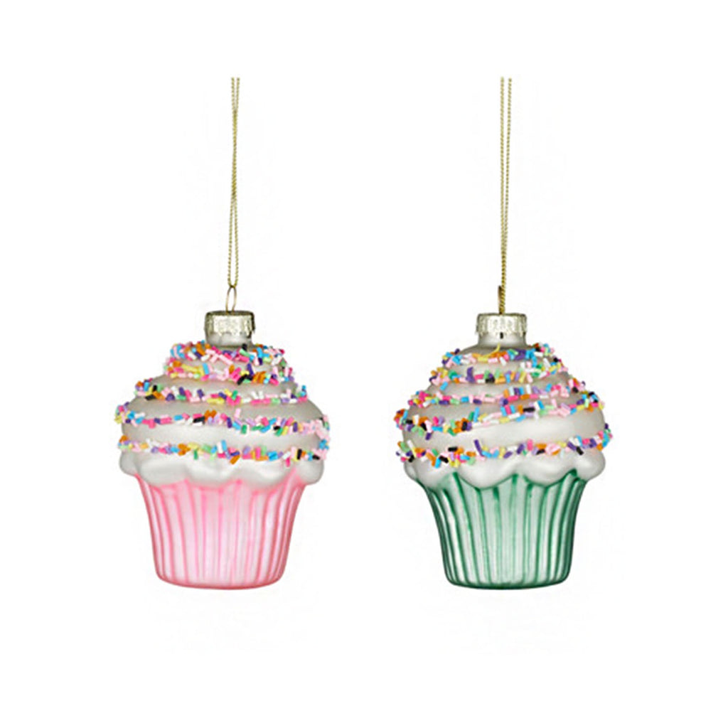 Ornament Cupcake Bauble Glass