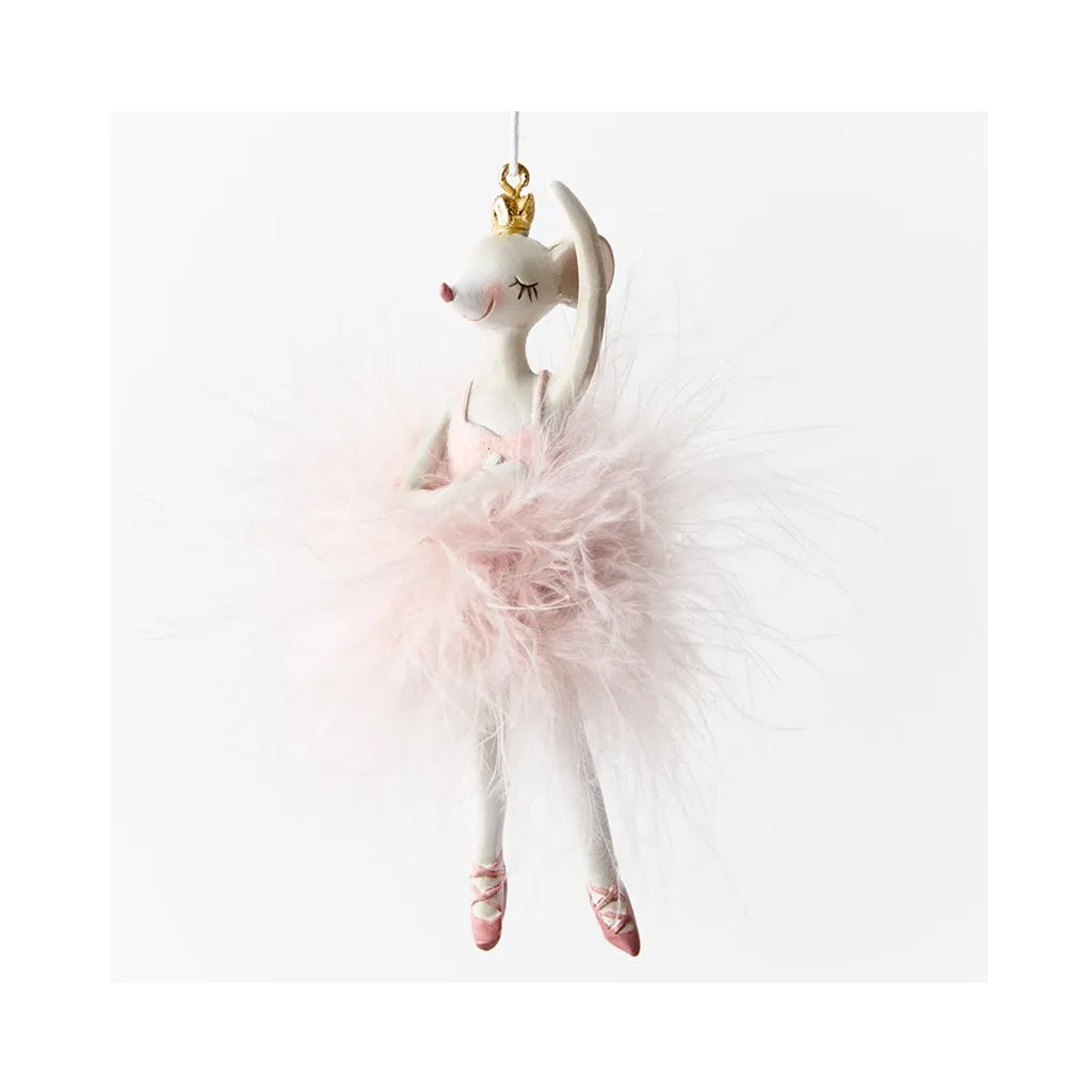Ornament Mouse Ballerina - Light Pink