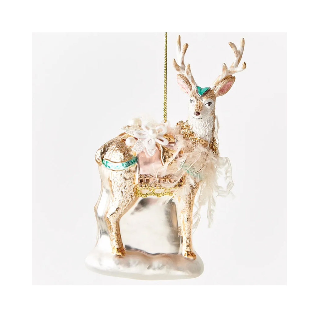 Ornament Reindeer - Ivory