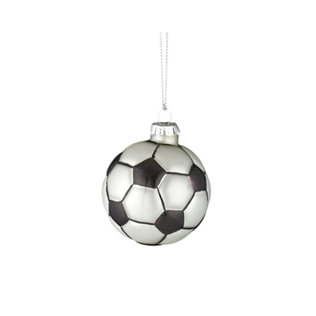 Ornament Soccer Ball Glass