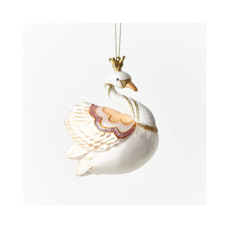 Ornament Swan - Ivory