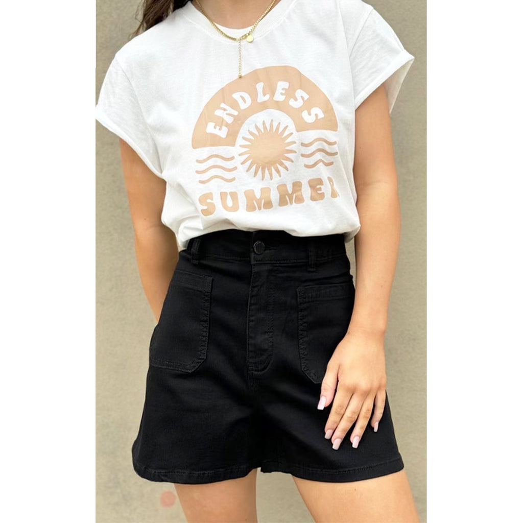 Short That 70's - Black
