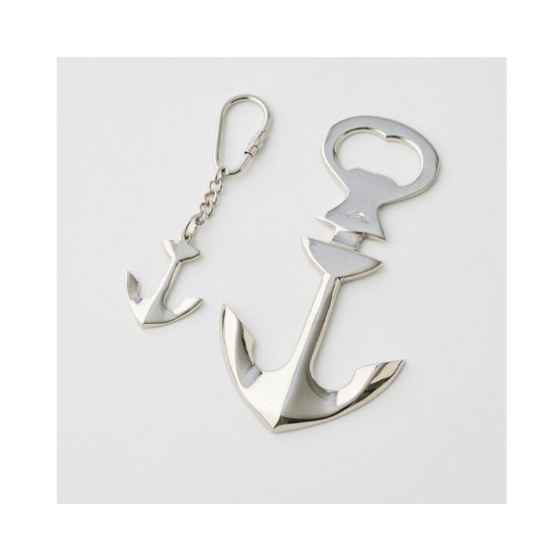 Bottle Opener & Keyring Set Anchor